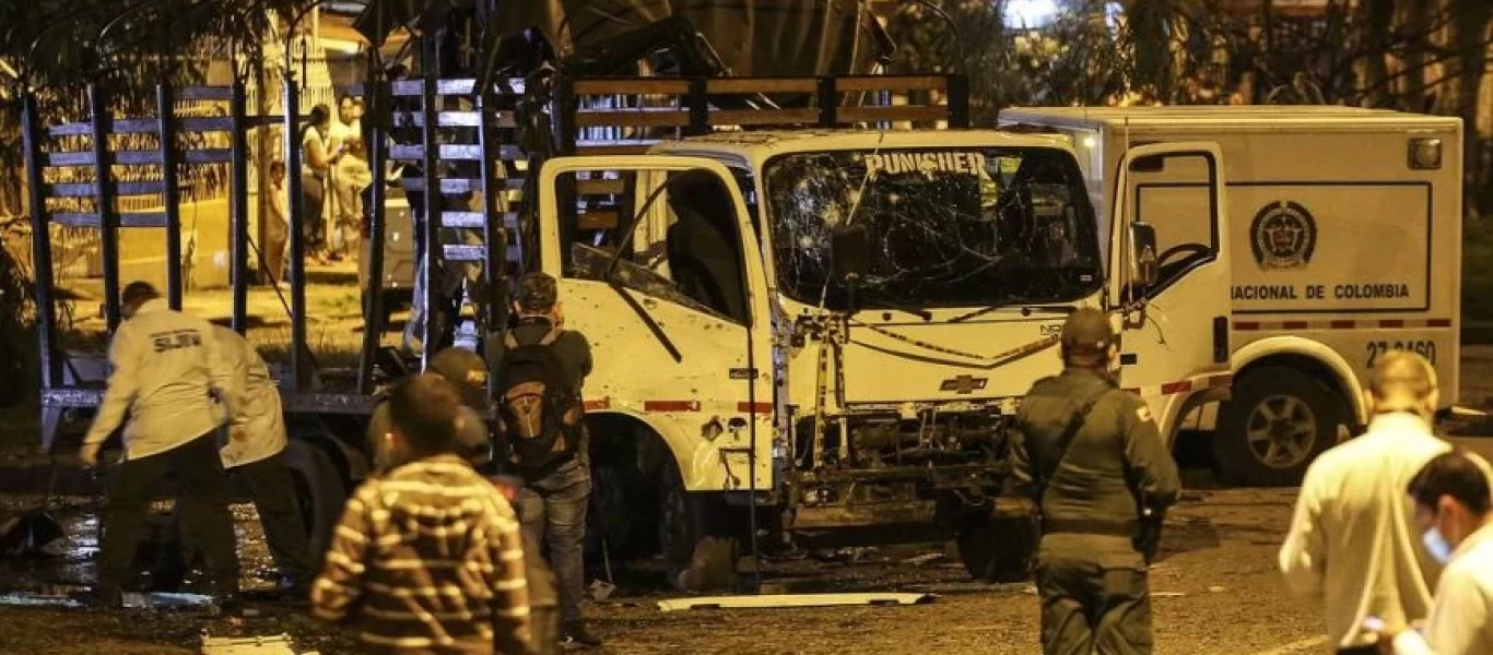 Κολομβία: 13 αστυνομικοί τραυματίες έπειτα από έκρηξη βόμβας - Την ευθύνη ανέλαβε ο ELN